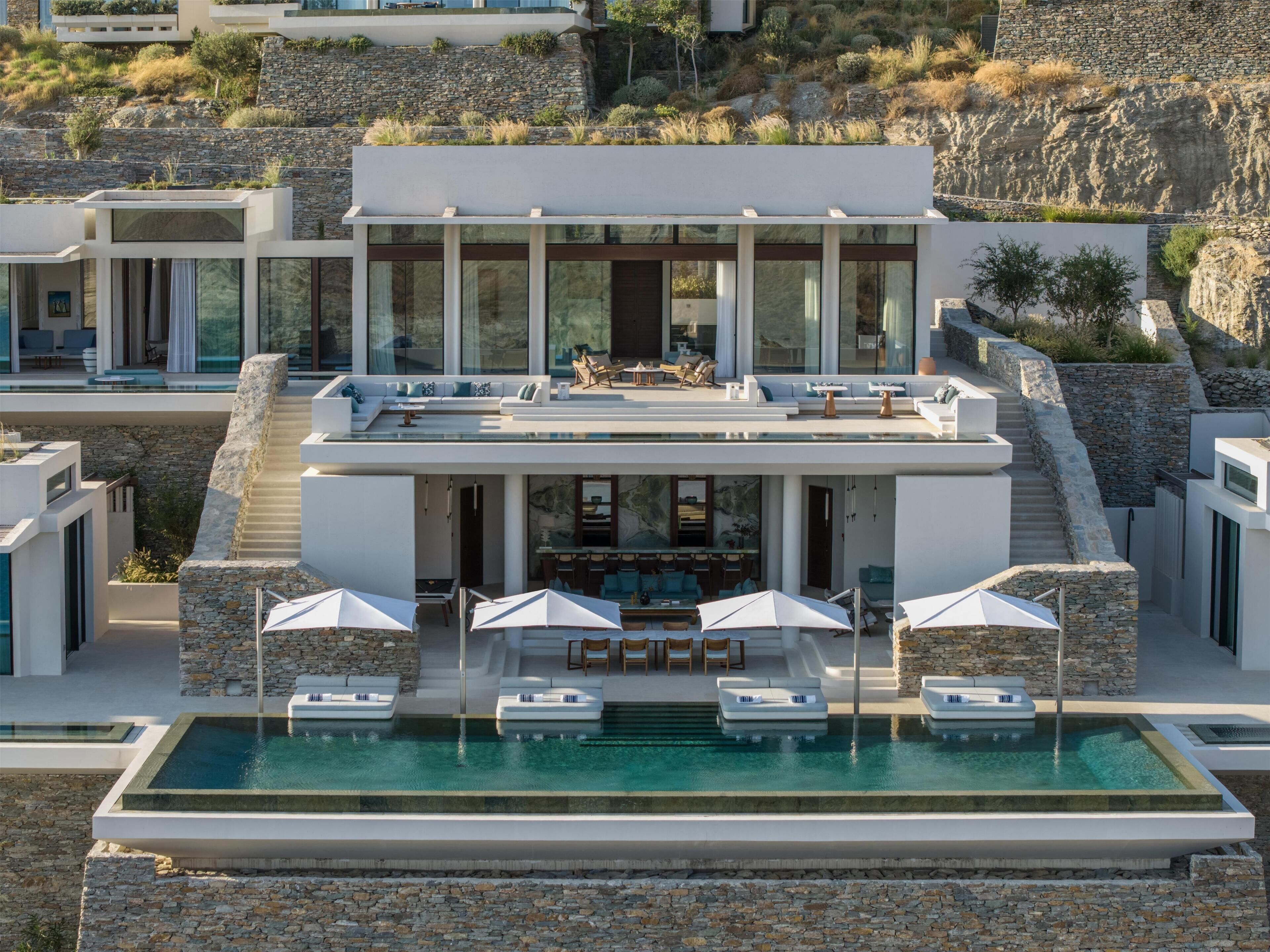 Grand Villa, 3 Bedrooms (Seafront) | Living area