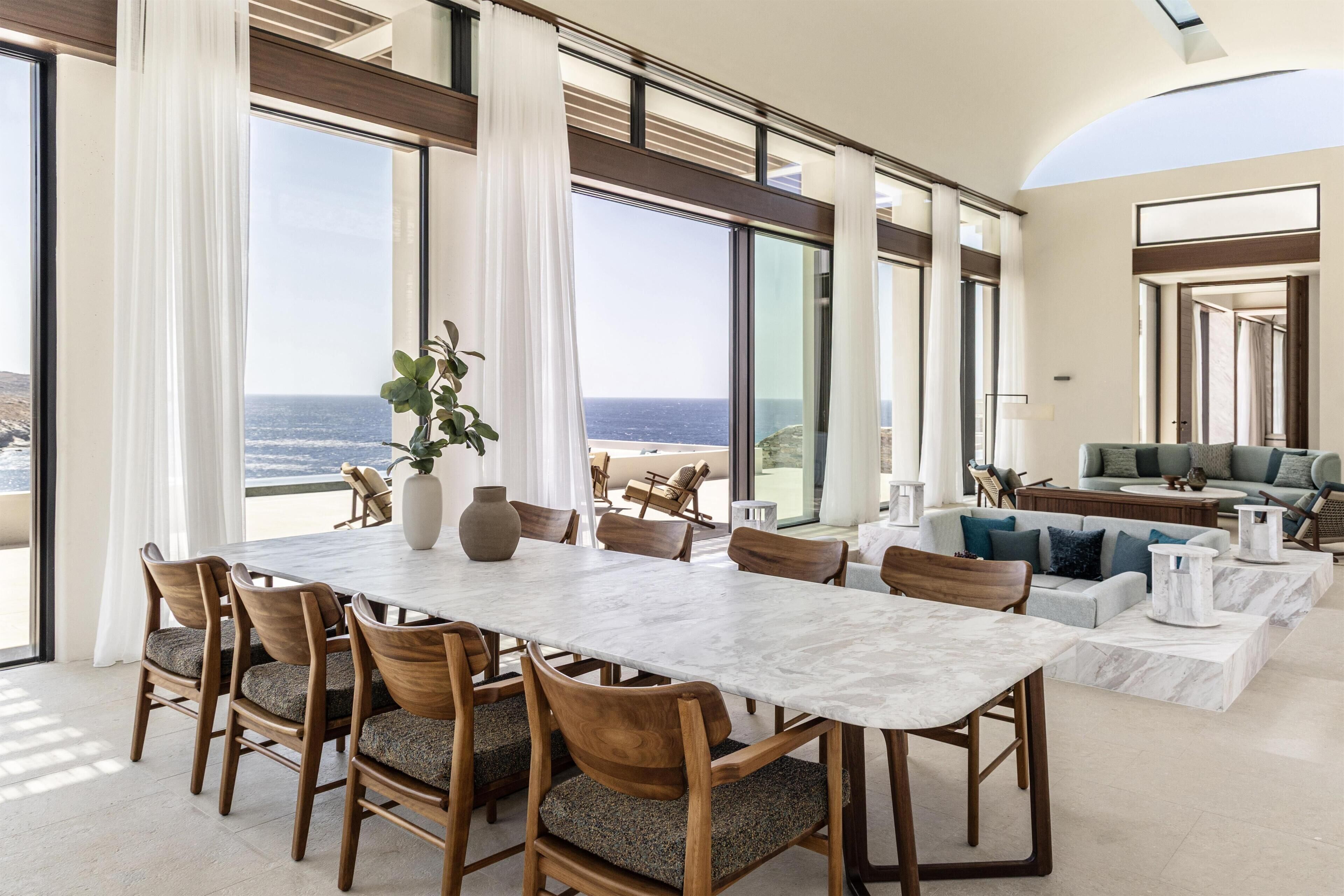 Grand villa, 3 slaapkamers (Seafront) | Dineren op de kamer