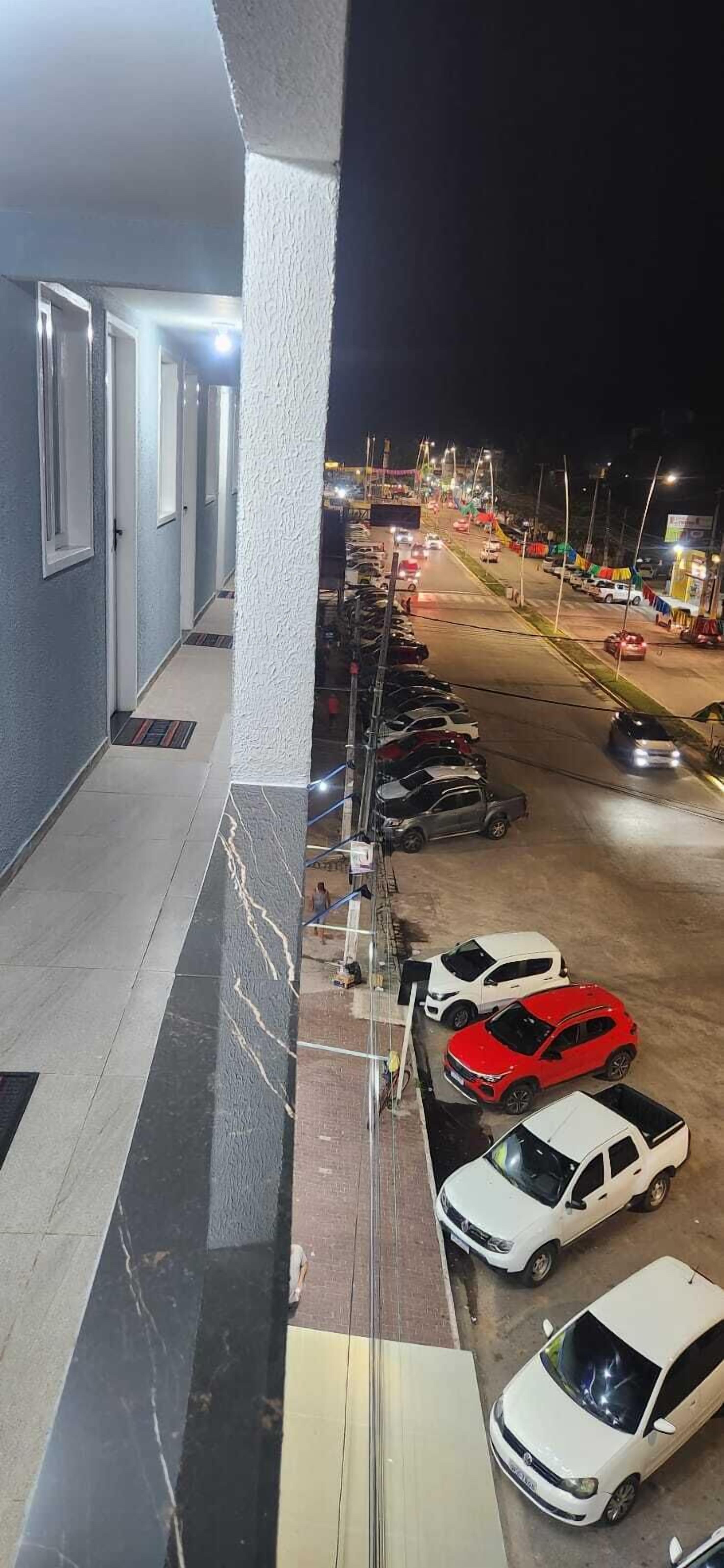 Vue sur la ville depuis l’hébergement