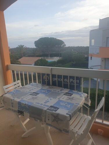 T2 Cabine de 37m² vue mer à 150m de la Plage