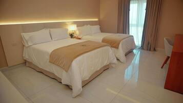 1 habitación, caja de seguridad en la habitación y cortinas blackout