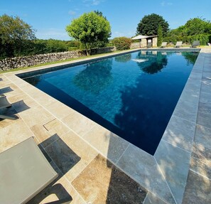 Outdoor pool - Gite 6 people - “Le Romarin” (Gramat)
