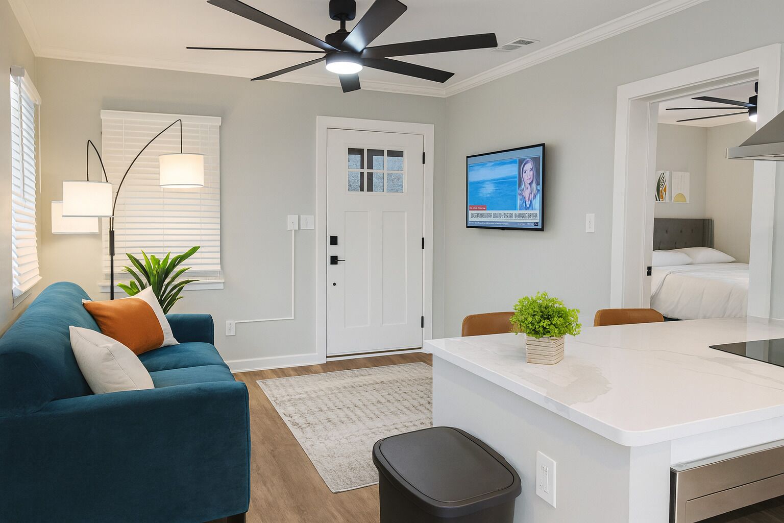 1 makuuhuone, silitysrauta/-lauta, Wi-Fi, vuodevaatteet