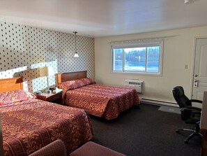 Standard Room, 2 Queen Beds | Laptop workspace, free WiFi, bed sheets - White River Motel (White River)