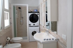 Secadora de cabello, toallas, jabón, shampoo 