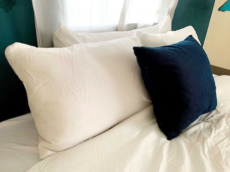 Ropa de cama hipoalergénica, edredón y camas con pillow-top