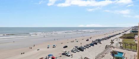 En la playa