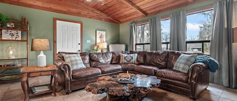 Smart TV, fireplace, DVD player, offices