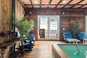 Piscine couverte, piscine chauffée