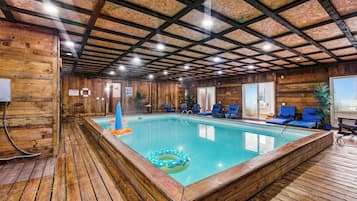 Indoor pool, a heated pool