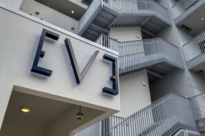 Façade de l’hébergement