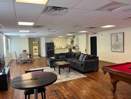 Living area. Down town historic Titusville. apt B Private no Host.