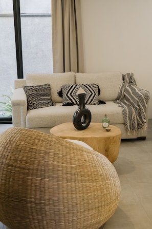 Living area - PUNTA AGAVE SUITES (Oaxaca)