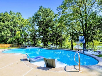 Beat the heat in the private pool, perfect for a sunny day.
