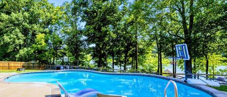 Una piscina climatizada