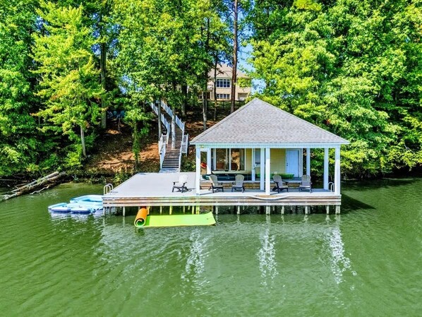 Exterior - Secluded Lakefront | Private Pool | Dock | Hot Tub (Mineral)