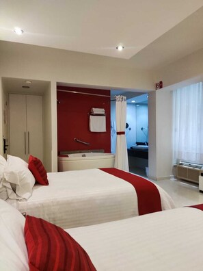 Double Room Without Terrace | Premium bedding, desk, laptop workspace, soundproofing - Zújmú Business Boutique Hotel (Aguascalientes)