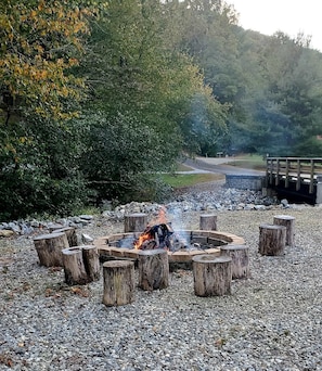 Property grounds - Iris-Stunning 2 bed. Cathedral Ceiling Mountain Cottage (Blairsville)