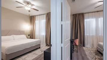 2 bedrooms, desk, iron/ironing board, free WiFi