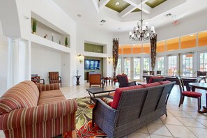 Interior - Remodeled Solana Resort home with enclosed pool, game room, & gym - dog-friendly (Davenport)