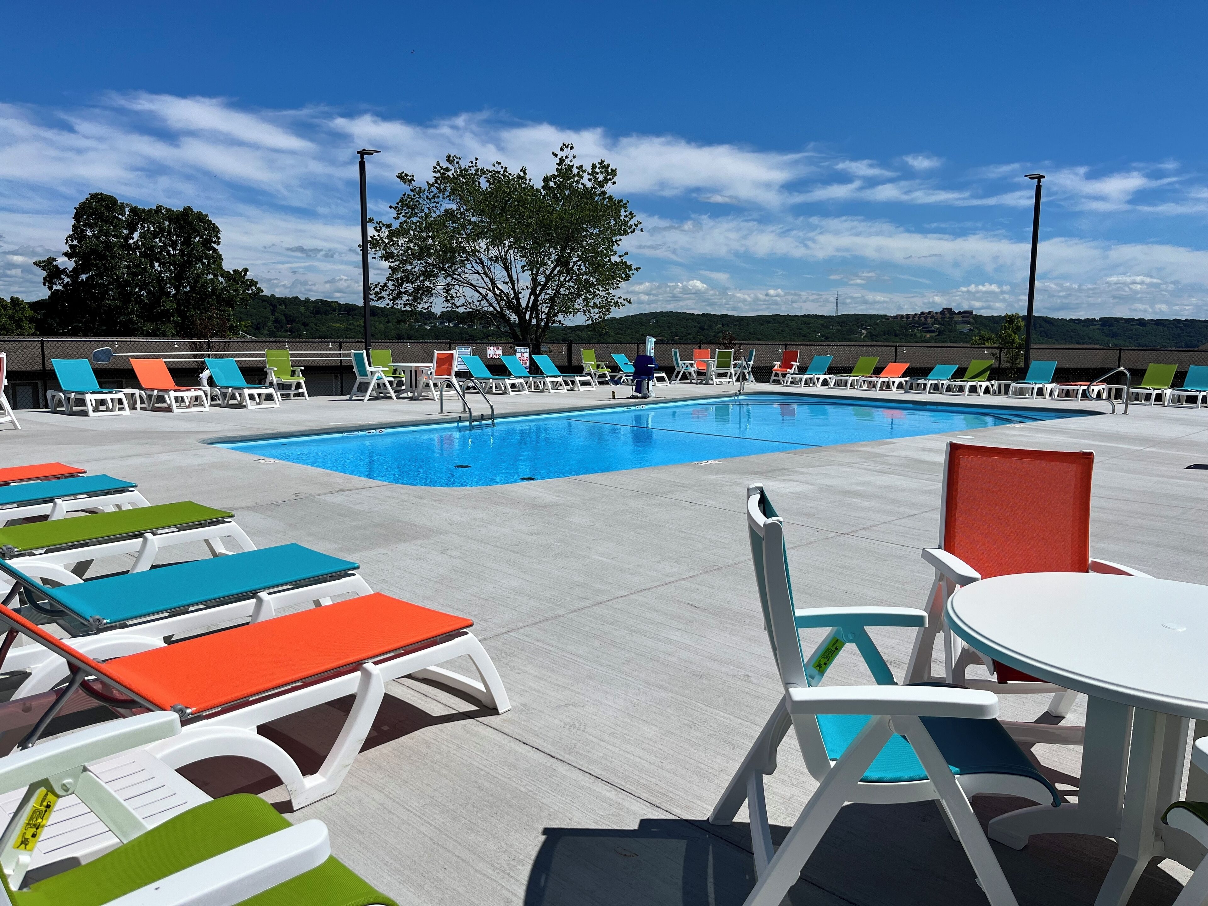 Indoor pool, outdoor pool