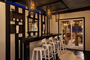 Outdoor banquet area