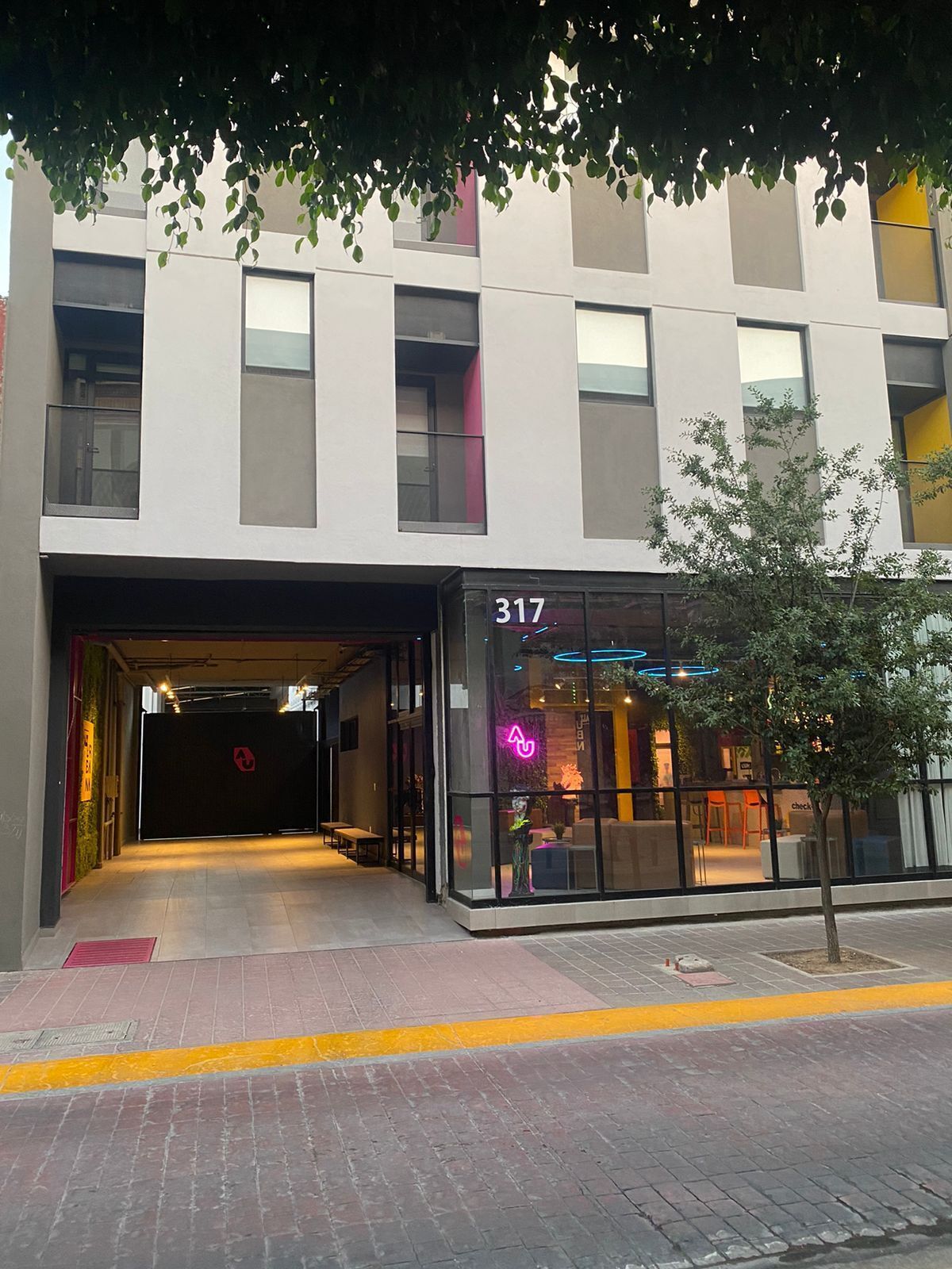 Fachada del alojamiento