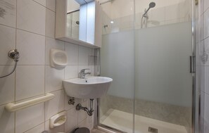 Shower, hair dryer