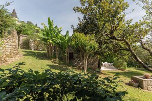 Property grounds - House 'Les Sources Gîte Calabert' with Shared Pool, Private Terrace and Air Conditioning (Chambonas)