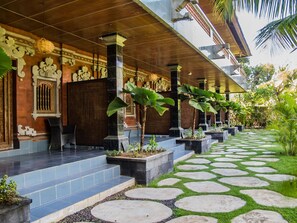 Fassade der Unterkunft