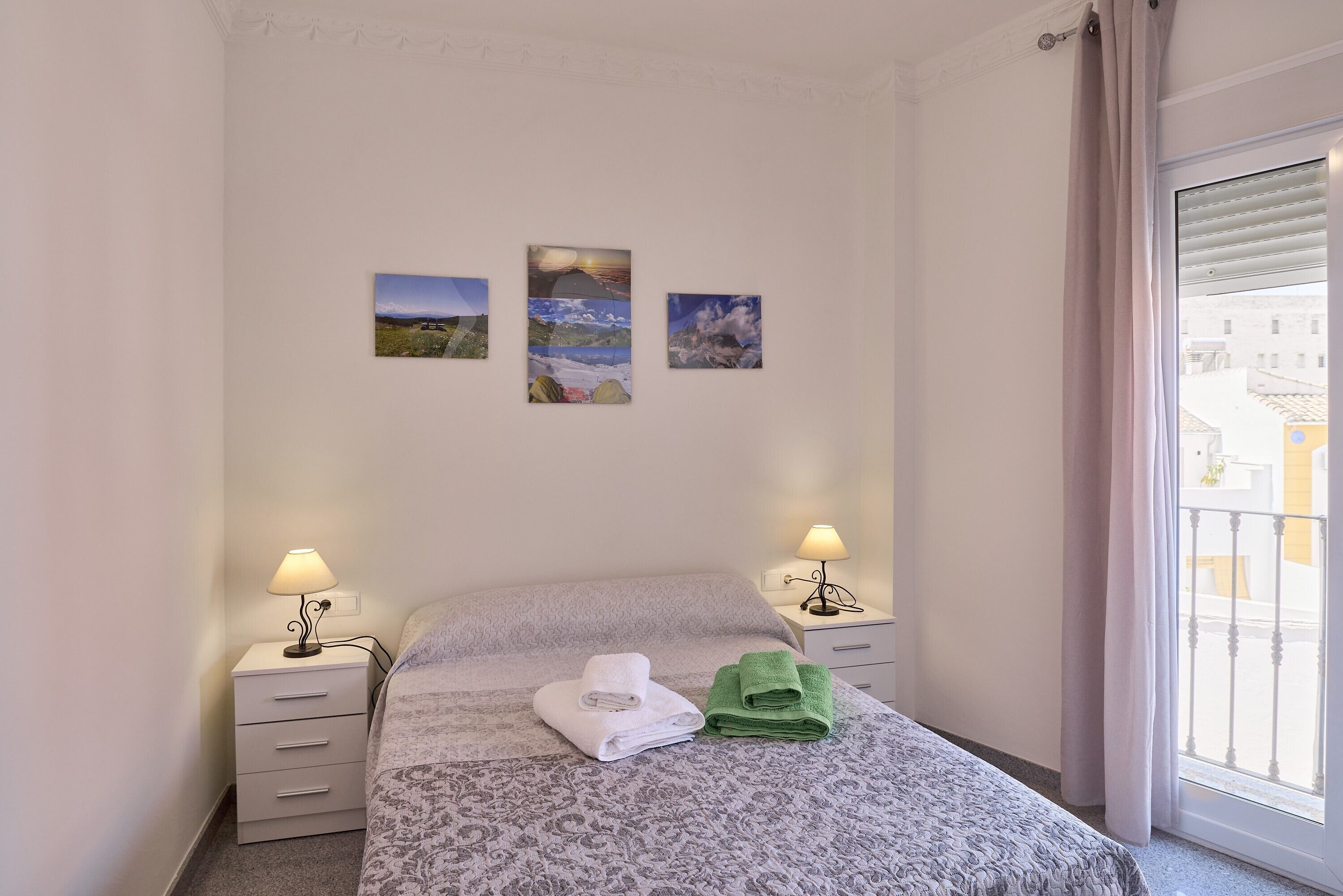 2 slaapkamers, beddengoed