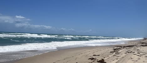 Sun loungers, beach towels