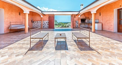 Villa 'Pedduzza' mit Meerblick, Privatterrasse und WLAN