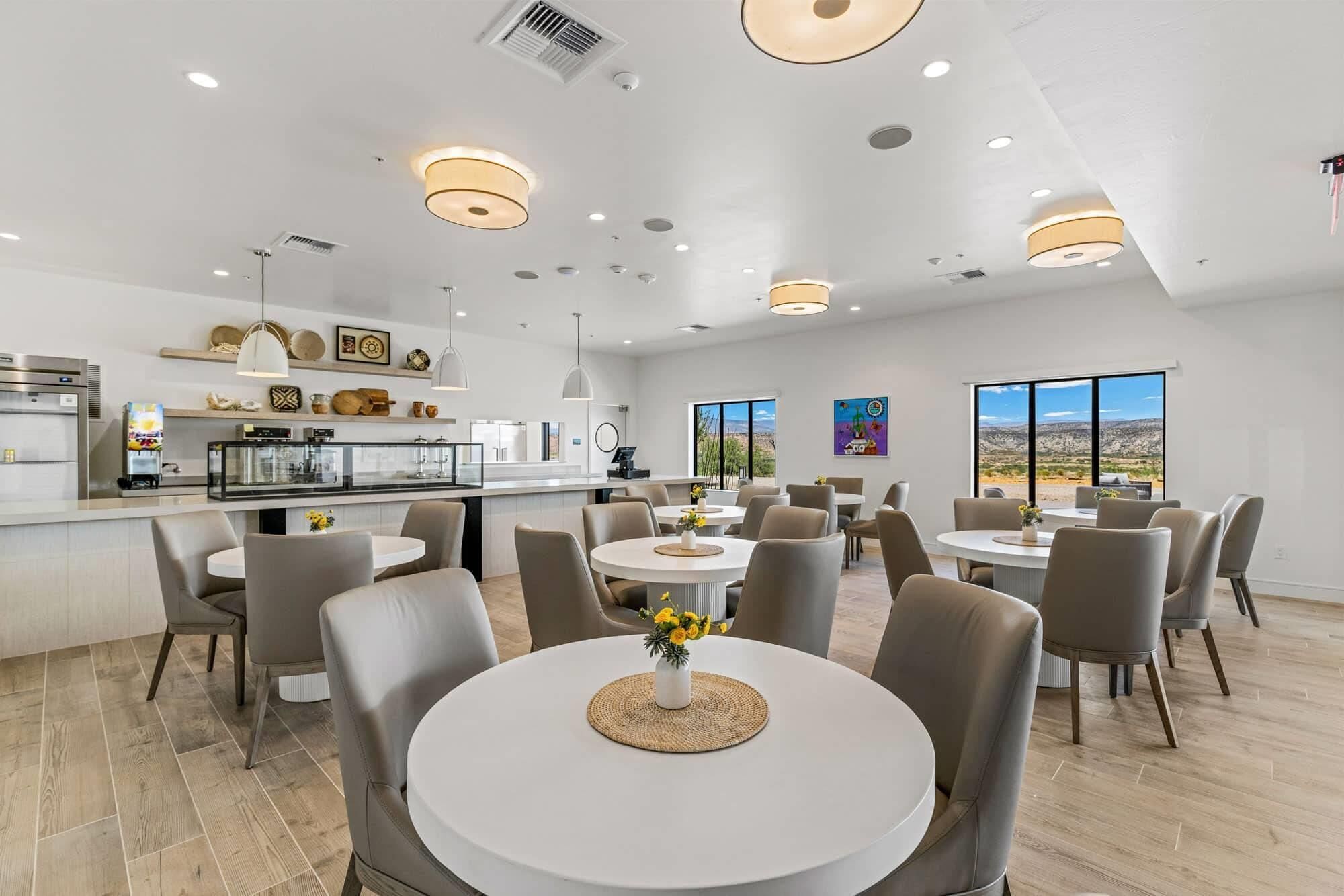 Free daily self-serve breakfast