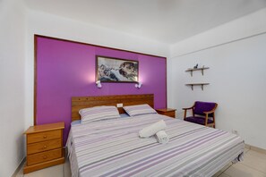 1 bedroom, iron/ironing board, free WiFi, bed sheets