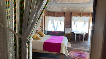 Ferienhütte | 1 Schlafzimmer, Bettwäsche aus ägyptischer Baumwolle