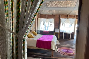 Ferienhütte | 1 Schlafzimmer, Bettwäsche aus ägyptischer Baumwolle