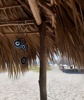 Basic Cabin | Beach | Private beach nearby, sun loungers, beach umbrellas, beach towels