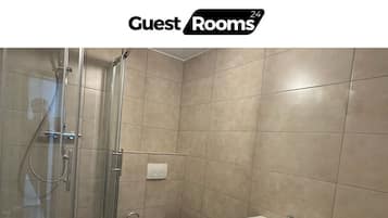 Dusche, Handtücher, Seife