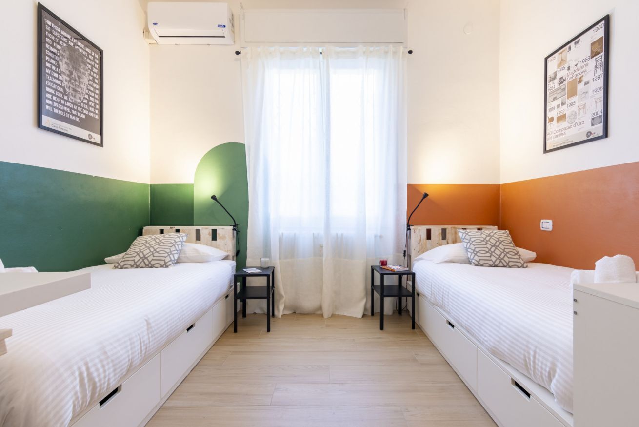 2 sovrum, skrivbord, strykjärn/strykbräda och wi-fi