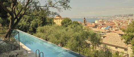 Indoor pool, outdoor pool