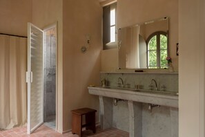 Le Sechoir | Bathroom | Designer toiletries, hair dryer, bathrobes, slippers - Hotel Du Couvent, A Luxury Collection Hotel, Nice,  France (Nice)