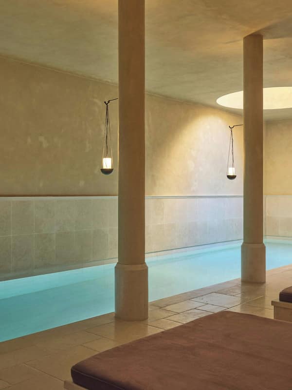 Indoor pool, outdoor pool