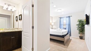 5 bedrooms, iron/ironing board, WiFi, bed sheets - Relaxing Poolside Stay w/ Mickey Décor (Kissimmee)