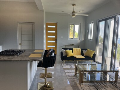 Experience Tranquility with Breathtaking Hillside Views overlooking Nanny Cay