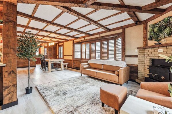 Smart TV, fireplace, offices