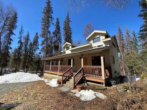 Exterior - Comfy 2br Furnished home w big deck! 1 acre RV Parking w power. Sleeps 7 (Sterling)