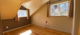 Comfy 2br Furnished home w big deck!  1 acre RV Parking w power.  Sleeps 7
