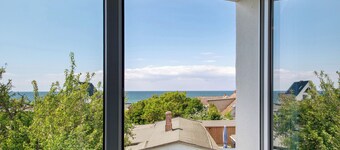 Holiday flat 'Möve ABA Apartment 44' with sea view, communal garden and WiFi