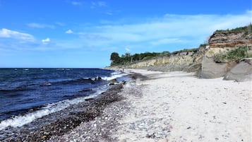 Vlak bij het strand